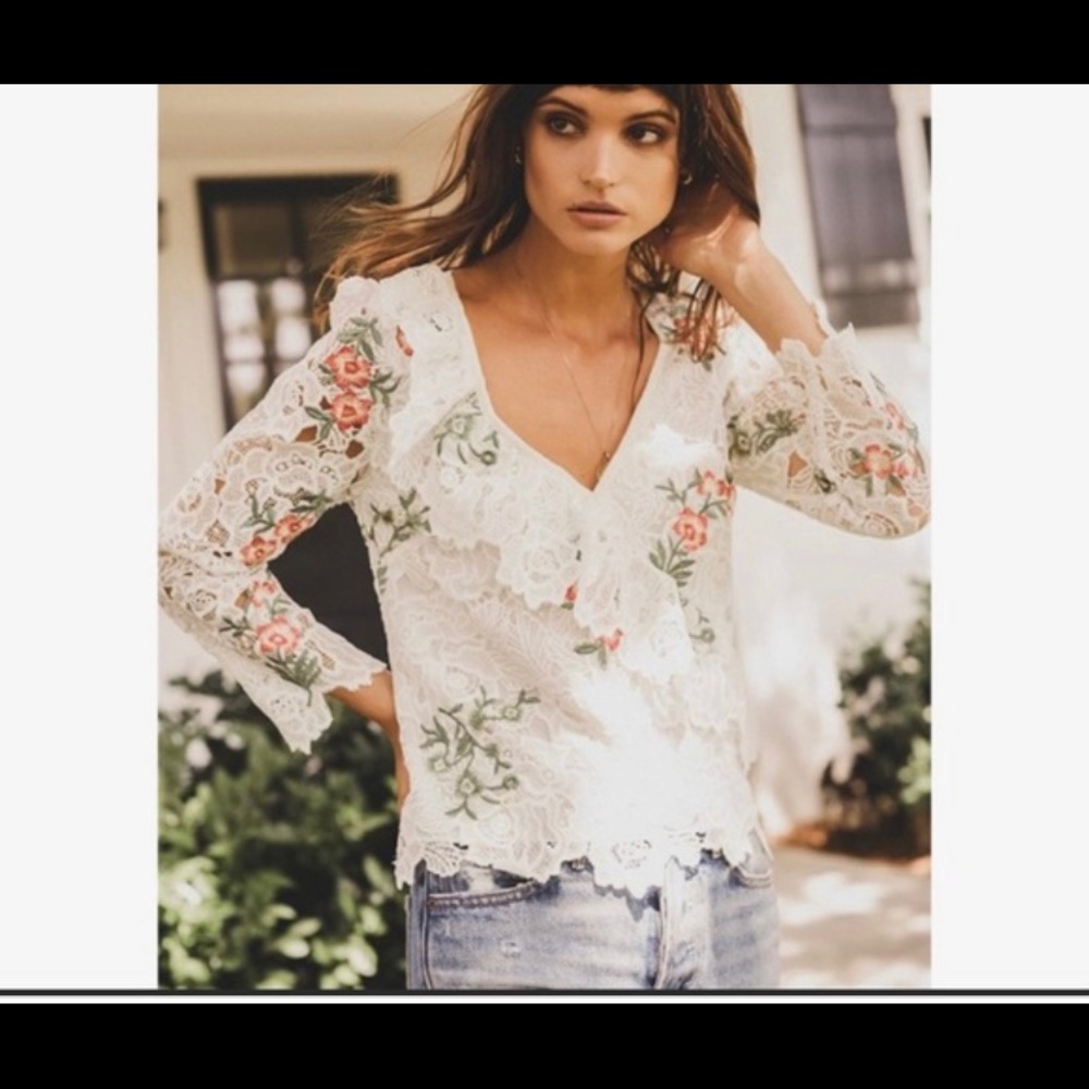 REVOLVE Saylor lace top